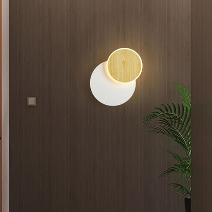Scandinavian Round Square Acrylic Iron LED Wall Sconce Lamp