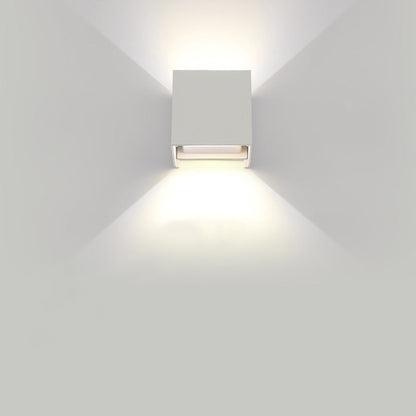 Minimalist Rectangle Square Aluminum LED Wall Sconce Lamp