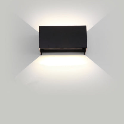 Minimalist Rectangle Square Aluminum LED Wall Sconce Lamp
