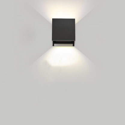 Minimalist Rectangle Square Aluminum LED Wall Sconce Lamp