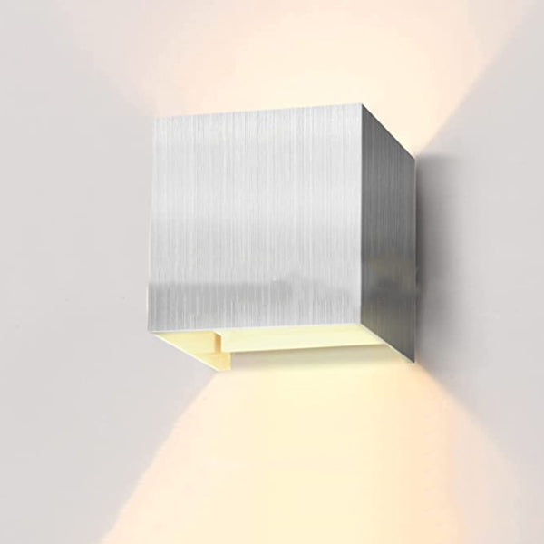 Minimalist Rectangle Square Aluminum LED Wall Sconce Lamp