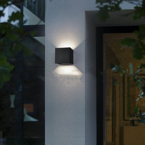 Minimalist Rectangle Square Aluminum LED Wall Sconce Lamp
