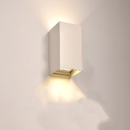 Modern Simplicity Rectangle Aluminum LED Wall Sconce Lamp