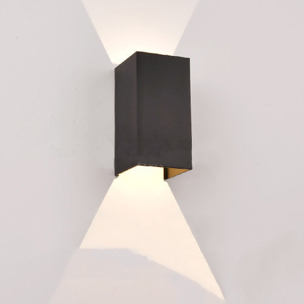 Modern Simplicity Rectangle Aluminum LED Wall Sconce Lamp