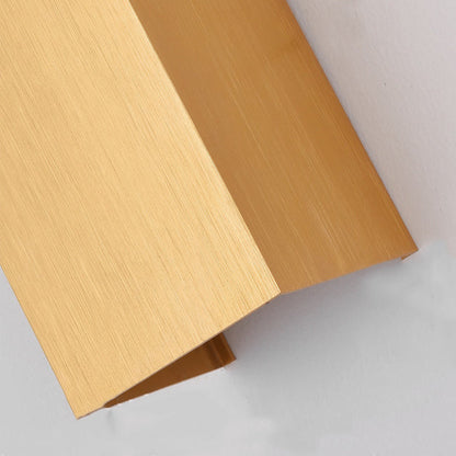 Modern Simplicity Rectangle Aluminum LED Wall Sconce Lamp
