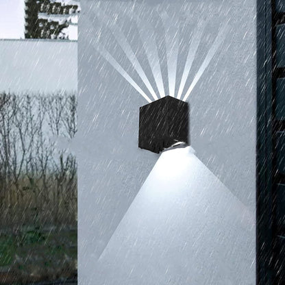 Modern Minimalist Square Aluminum LED Wall Sconce Lamp