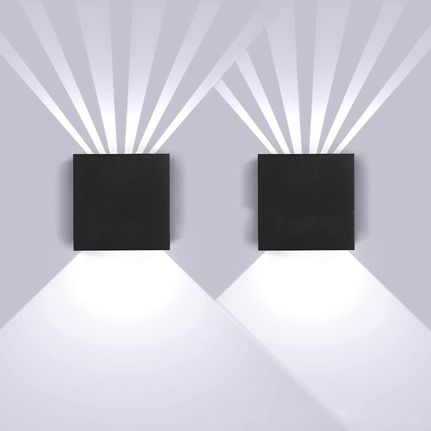 Modern Minimalist Square Aluminum LED Wall Sconce Lamp