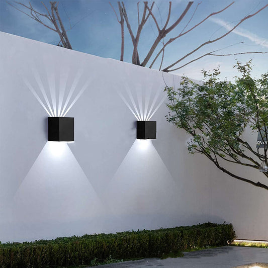 Modern Minimalist Square Aluminum LED Wall Sconce Lamp