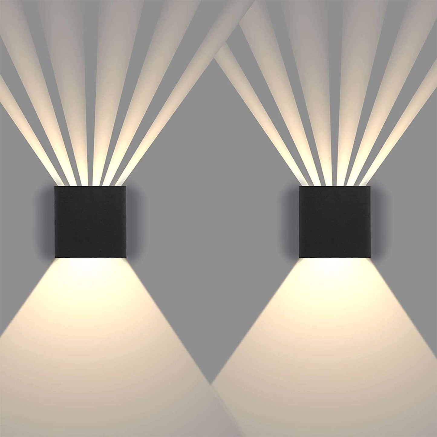 Modern Minimalist Square Aluminum LED Wall Sconce Lamp