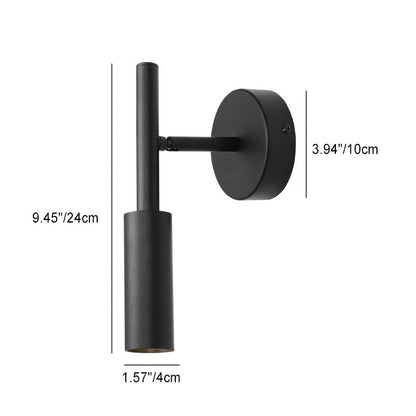 Simplicity Round Cylinder Aluminum LED Wall Sconce Lamp