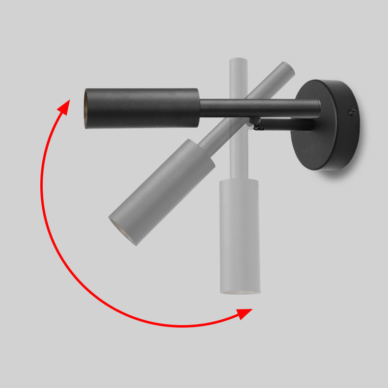 Simplicity Round Cylinder Aluminum LED Wall Sconce Lamp