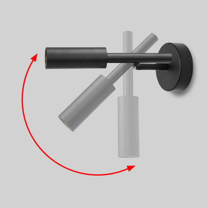 Simplicity Round Cylinder Aluminum LED Wall Sconce Lamp