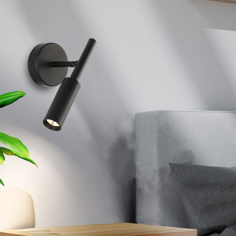 Simplicity Round Cylinder Aluminum LED Wall Sconce Lamp