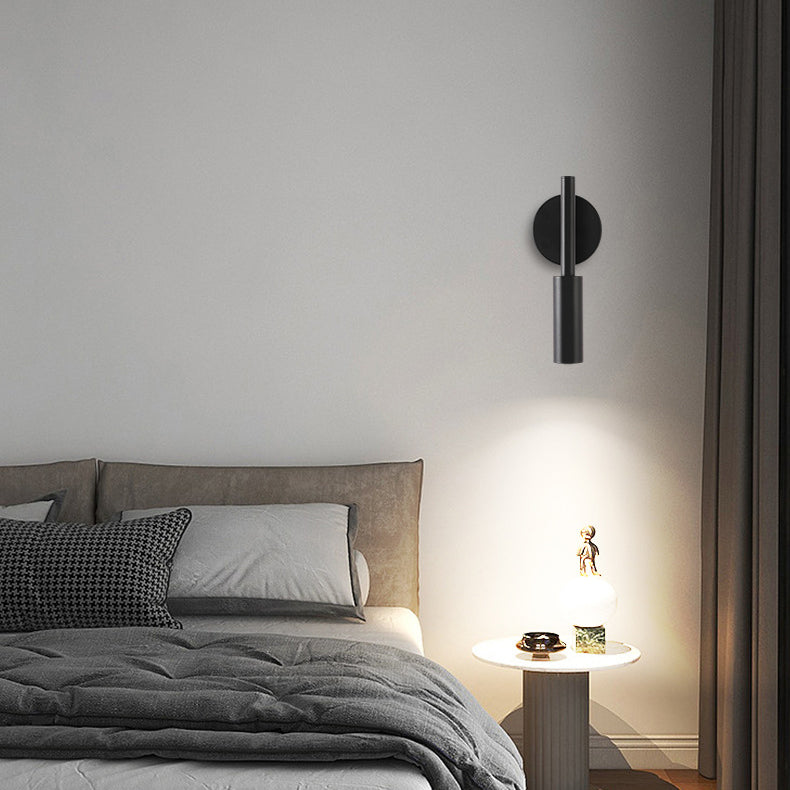 Simplicity Round Cylinder Aluminum LED Wall Sconce Lamp