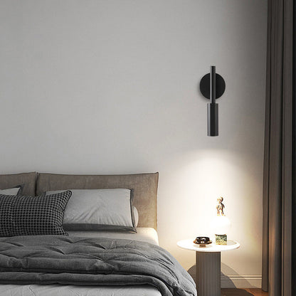 Simplicity Round Cylinder Aluminum LED Wall Sconce Lamp