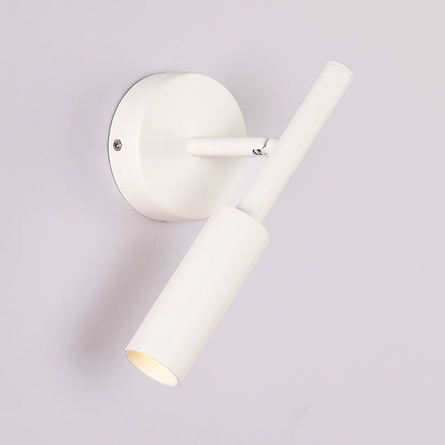 Simplicity Round Cylinder Aluminum LED Wall Sconce Lamp