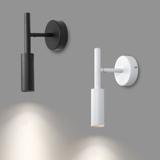 Simplicity Round Cylinder Aluminum LED Wall Sconce Lamp