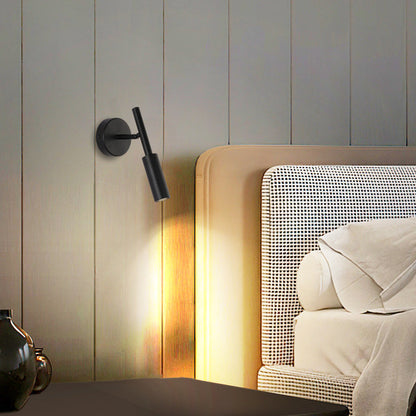 Simplicity Round Cylinder Aluminum LED Wall Sconce Lamp