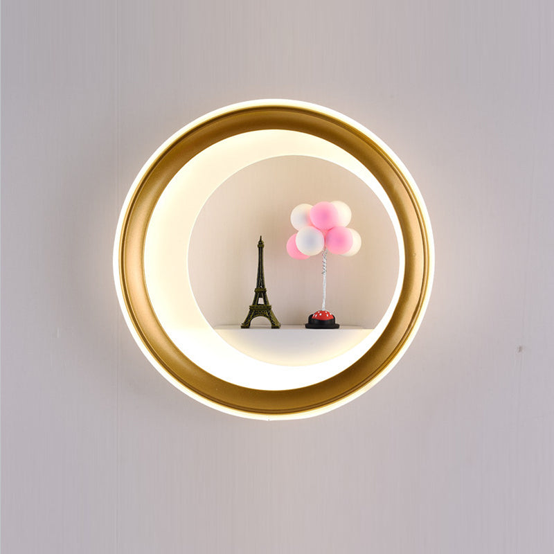 Chinese Swan Balloon Acrylic Hardware LED Wall Sconce Lamp