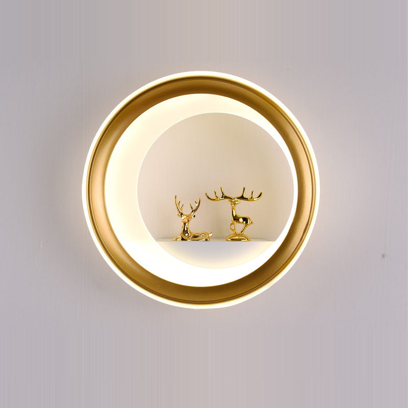 Chinese Swan Balloon Acrylic Hardware LED Wall Sconce Lamp