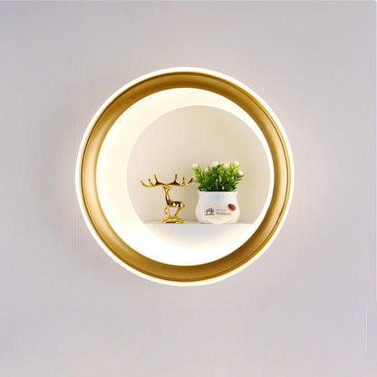 Chinese Swan Balloon Acrylic Hardware LED Wall Sconce Lamp