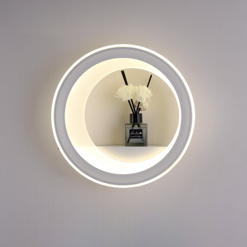 Chinese Swan Balloon Acrylic Hardware LED Wall Sconce Lamp