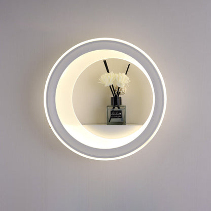 Chinese Swan Balloon Acrylic Hardware LED Wall Sconce Lamp