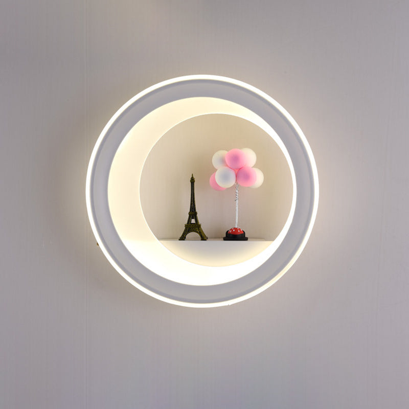 Chinese Swan Balloon Acrylic Hardware LED Wall Sconce Lamp
