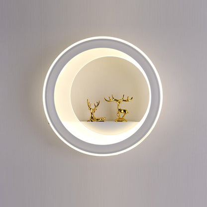 Chinese Swan Balloon Acrylic Hardware LED Wall Sconce Lamp