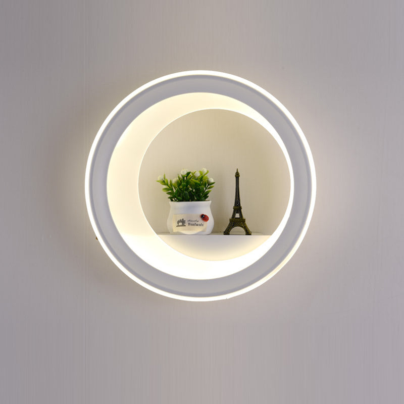 Chinese Swan Balloon Acrylic Hardware LED Wall Sconce Lamp