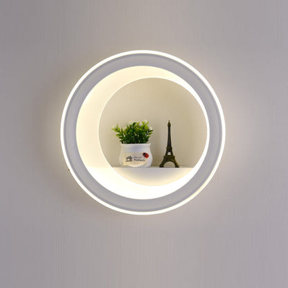Chinese Swan Balloon Acrylic Hardware LED Wall Sconce Lamp