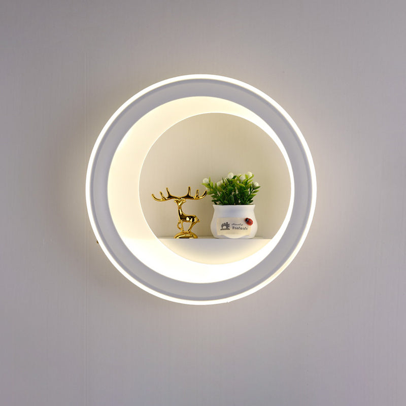 Chinese Swan Balloon Acrylic Hardware LED Wall Sconce Lamp