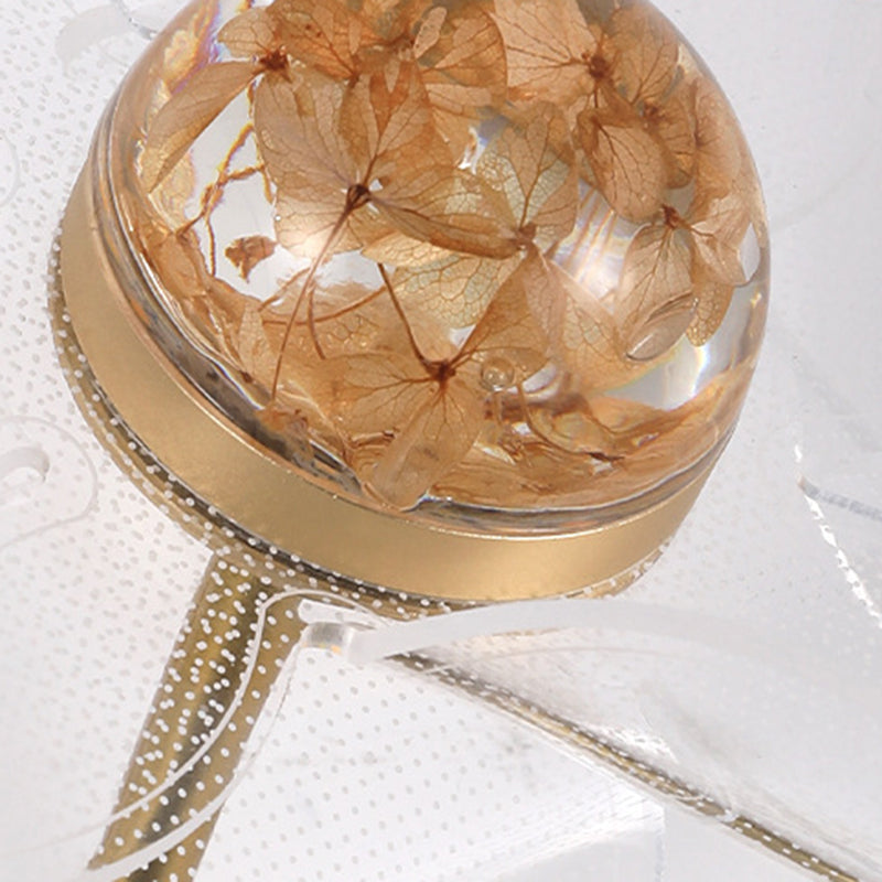 Art Deco Flower Curved Acrylic Iron LED Wall Sconce Lamp