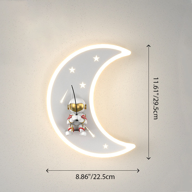 Deco Star Acrylic Resin Hardware LED Wall Sconce Lamp