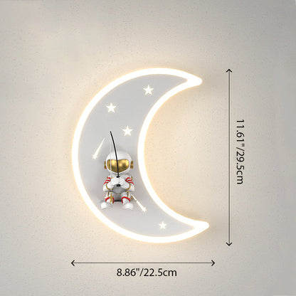 Deco Star Acrylic Resin Hardware LED Wall Sconce Lamp
