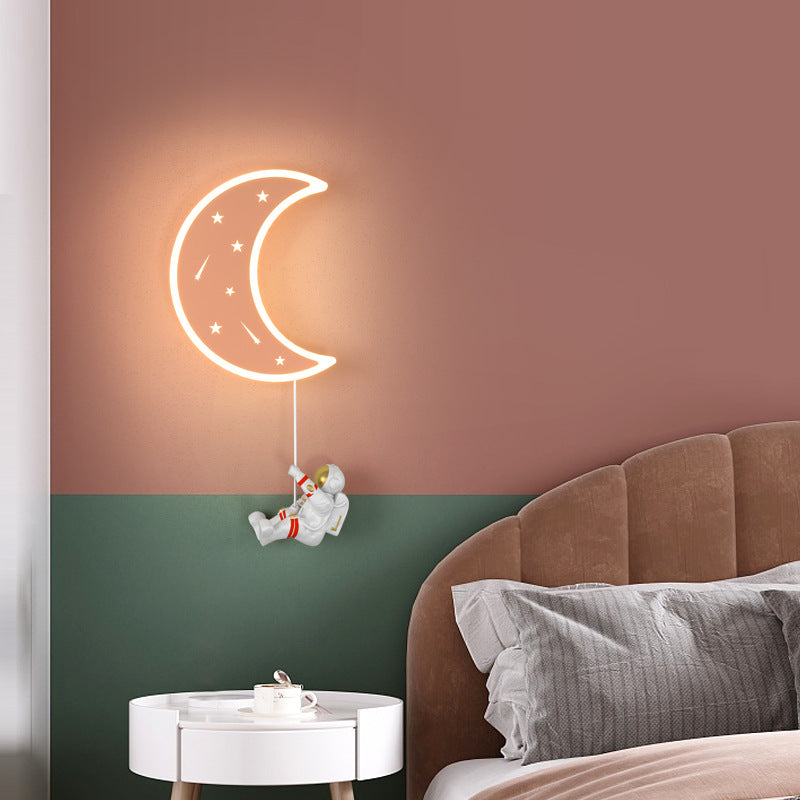 Deco Star Acrylic Resin Hardware LED Wall Sconce Lamp