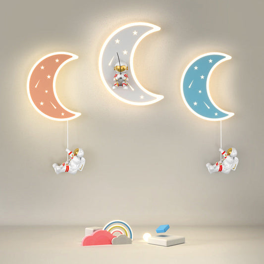 Deco Star Acrylic Resin Hardware LED Wall Sconce Lamp