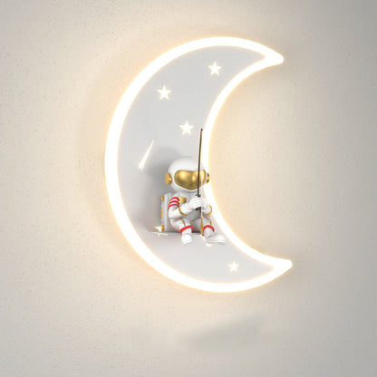 Deco Star Acrylic Resin Hardware LED Wall Sconce Lamp