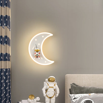 Deco Star Acrylic Resin Hardware LED Wall Sconce Lamp