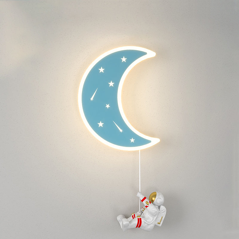 Deco Star Acrylic Resin Hardware LED Wall Sconce Lamp