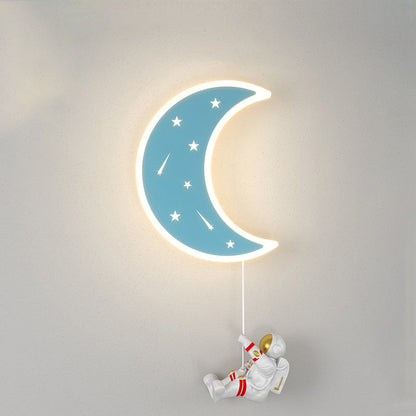 Deco Star Acrylic Resin Hardware LED Wall Sconce Lamp