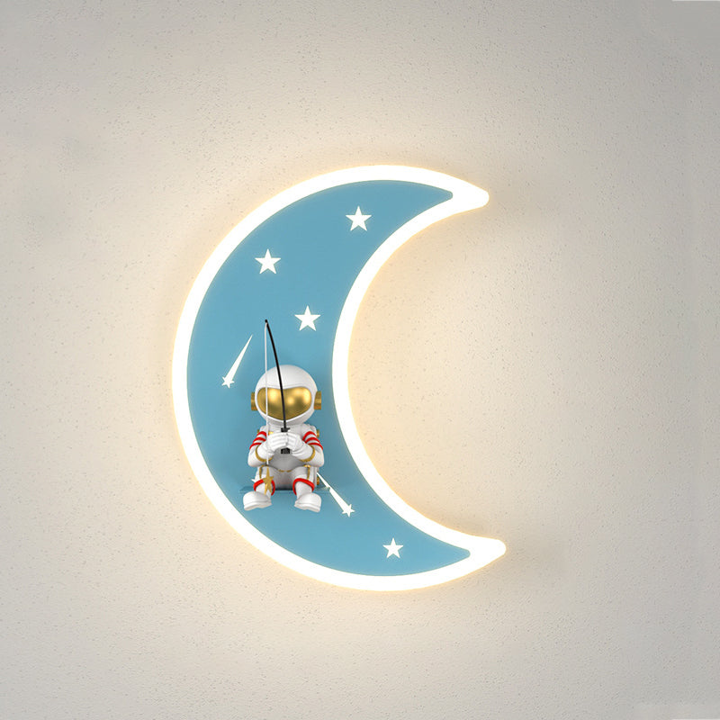 Deco Star Acrylic Resin Hardware LED Wall Sconce Lamp