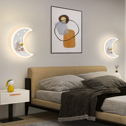 Deco Star Acrylic Resin Hardware LED Wall Sconce Lamp