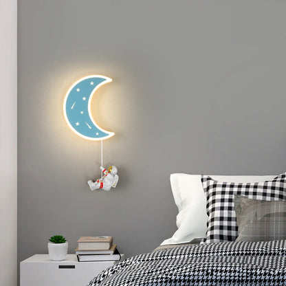 Deco Star Acrylic Resin Hardware LED Wall Sconce Lamp