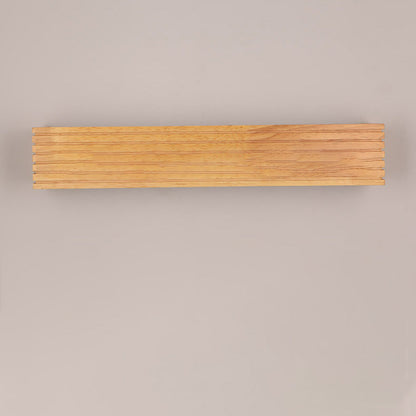 Rectangle Strip Acrylic Wood LED Wall Sconce Lamp
