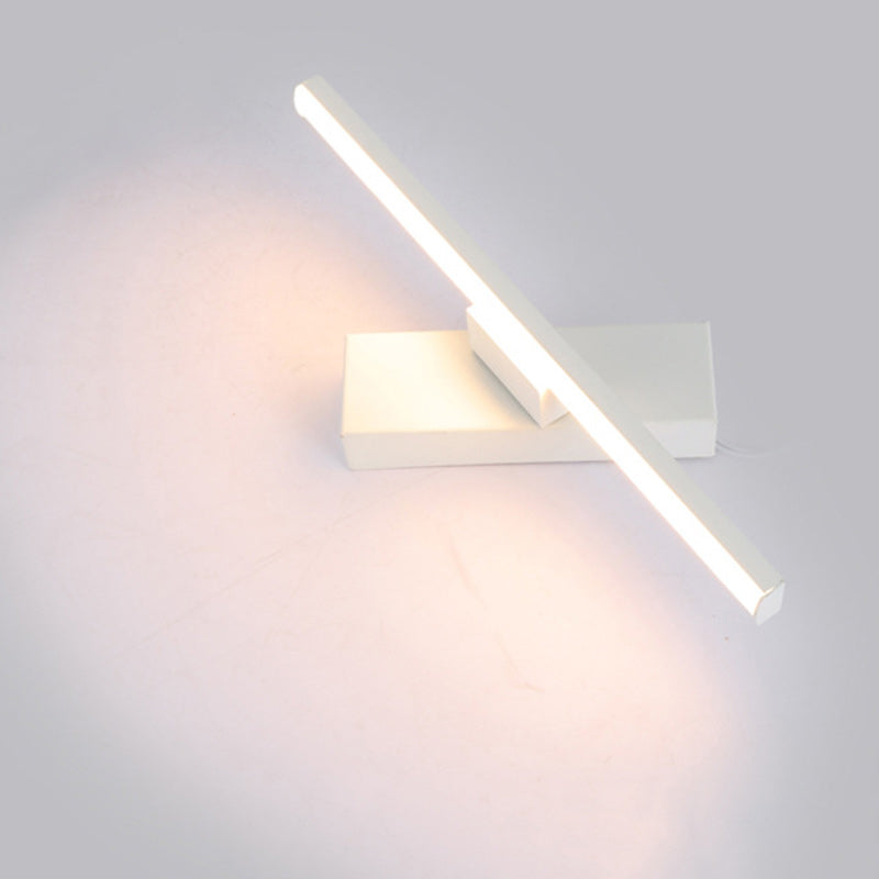 Minimalist Long Rectangle Silicon Iron LED Wall Sconce Lamp