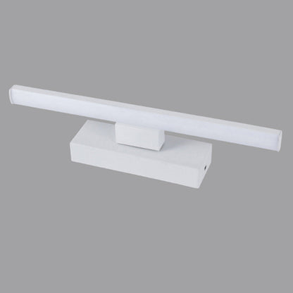 Minimalist Long Rectangle Silicon Iron LED Wall Sconce Lamp