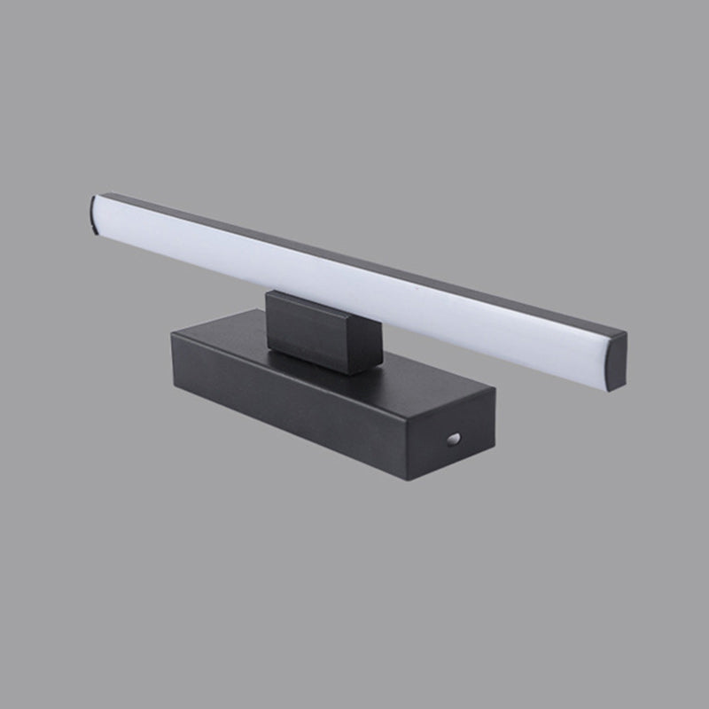 Minimalist Long Rectangle Silicon Iron LED Wall Sconce Lamp