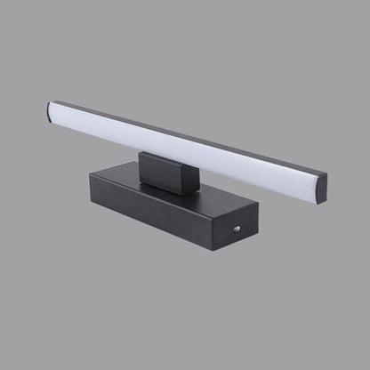 Minimalist Long Rectangle Silicon Iron LED Wall Sconce Lamp