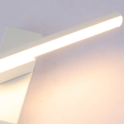 Minimalist Long Rectangle Silicon Iron LED Wall Sconce Lamp
